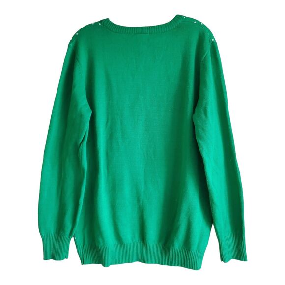 ELF Men's L Ugly Christmas Sweater Will Ferrell Christmas Got Me Like Long 42" - Picture 7 of 7